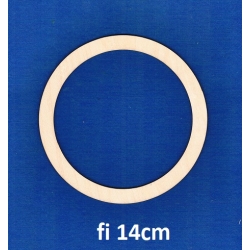 Sklejka #3mm Obręcz 14cm, szerokość ramki 12mm / 0303